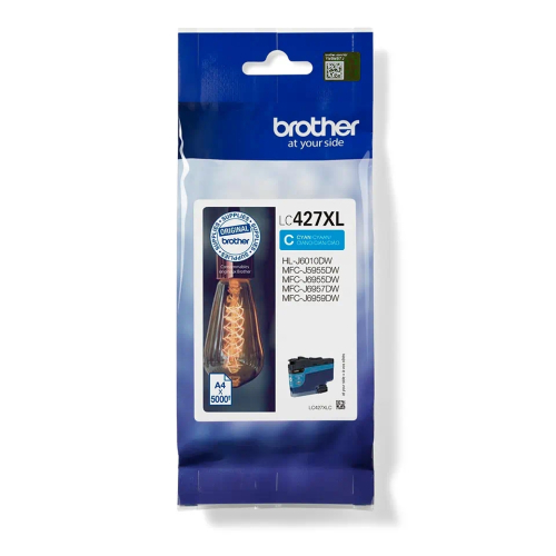 Ink cartridge Brother LC427XLC Cyan, 1000000000044319 03 