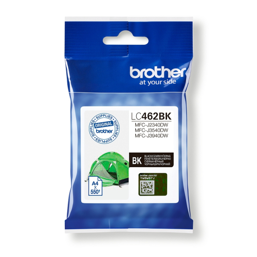 Genuine Brother LC-462BK Ink Cartridge, 1000000000040307 02  — OK Office Genuine Brother LC-462BK Ink Cartridge, 1000000000040307 02