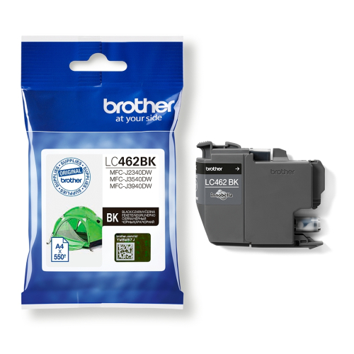Genuine Brother LC-462BK Ink Cartridge, 1000000000040307 04  — OK Office Genuine Brother LC-462BK Ink Cartridge, 1000000000040307 04