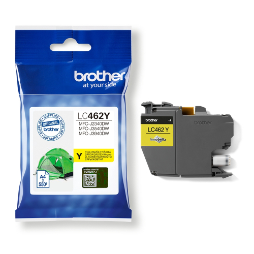 Genuine Brother LC-462Y Ink Cartridge, 1000000000040310 04  — OK Office Genuine Brother LC-462Y Ink Cartridge, 1000000000040310 04