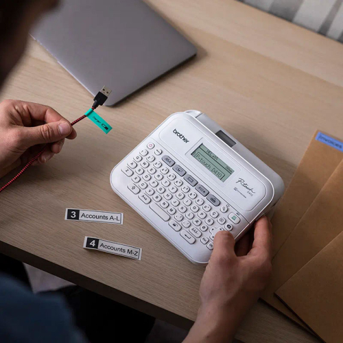 Етикетен принтер Brother PT-D410VP, 2004977766823562 04  — OK Office Етикетен принтер Brother PT-D410VP, 2004977766823562 04