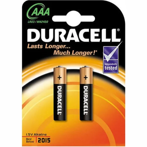 Алк батерия Duracell AAA/LR03 BASIC бл2, 1000000000003269