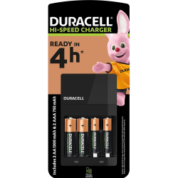 Charger for batteries Duracell 2AA+2AAA