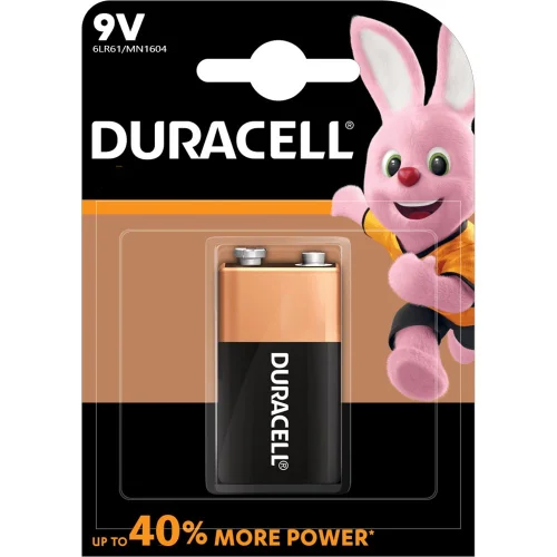 Батерия алк. Duracell 6LR61 BASIC 9V бл1, 1000000000003275