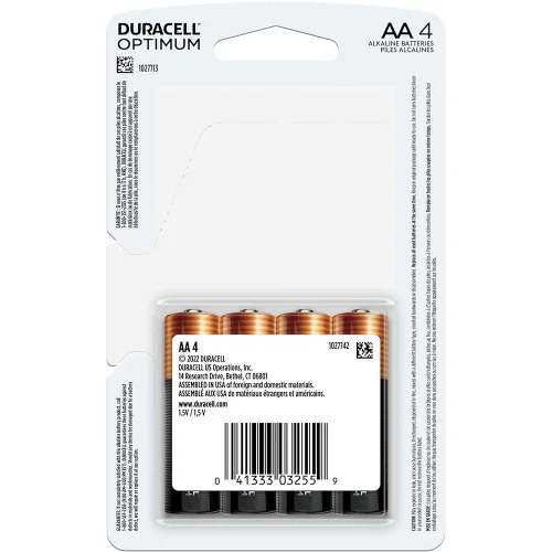 Алк батерия Duracell Optimum AA/LR6 оп 4, 1000000000040705 02 