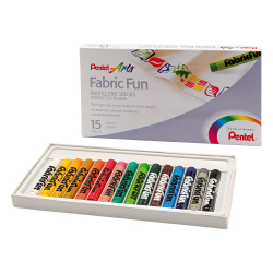 Пастели текстилни Pentel Arts 15 цвята