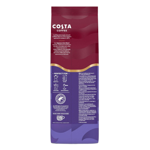 Кафе Costa Signature Dark 10 зърна 1кг, 1000000000037419 03 