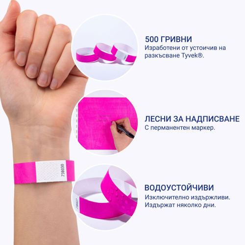 Гривна за достъп Avery TYVEK+№ рзв 500бр, 1000000000052308 03 