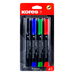 Kores XP1 Permanent Marker round 4colors