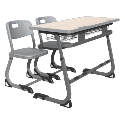 Маса ученич+стол Smart Duo Up рег.извит