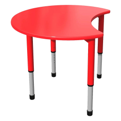 Маса регулируема Donat Ф90/55-75 червена