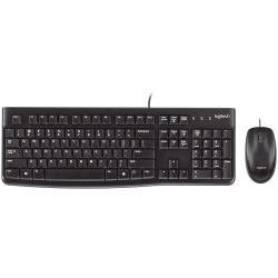 Комплект Logitech MK120 клавиатура + мишка, черен 