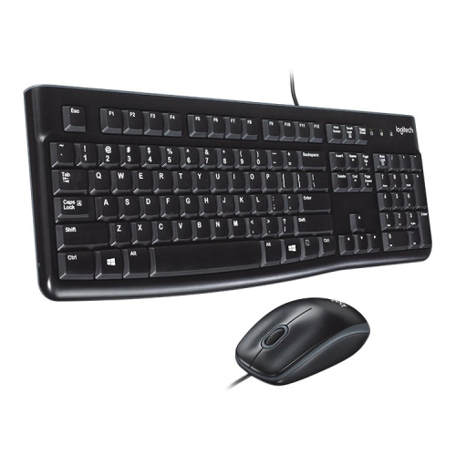 Комплект Logitech MK120 клавиатура + мишка, черен , 2005099206020672 02 