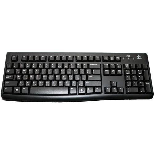 Keyboard Logitech K120 USB black, 1000000000011446 02 