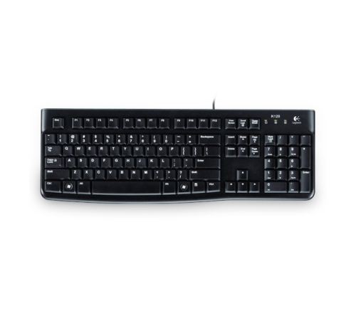 Keyboard Logitech K120 USB black, 1000000000011446 03  — OK Office Keyboard Logitech K120 USB black, 1000000000011446 03