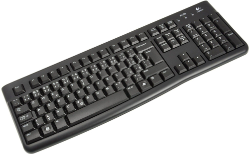 Keyboard Logitech K120 USB black, 1000000000011446 08  — OK Office Keyboard Logitech K120 USB black, 1000000000011446 08