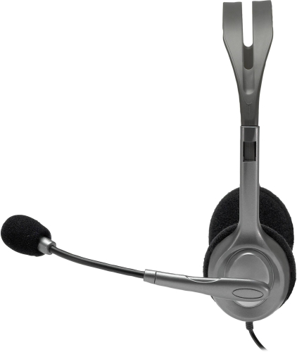 Logitech H110 Headphones, Gray , 2005099206022423 05 
