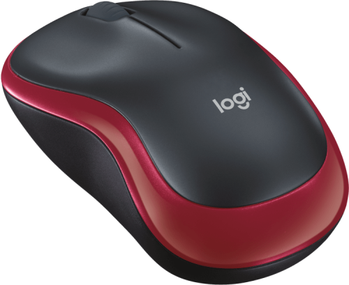 Безжична мишка Logitech M185, червен, 2005099206028845 04 