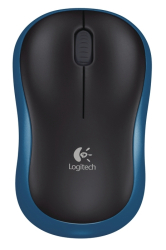Безжична мишка Logitech M185, морско син