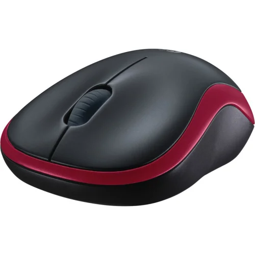 Безжична мишка Logitech M185 червена, 1000000000010635