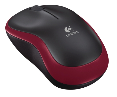 Безжична мишка Logitech M185 червена, 1000000000010635 03  — OK Office Безжична мишка Logitech M185 червена, 1000000000010635 03