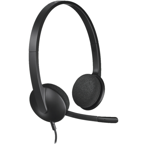 Слушалки Logitech H340, черен, 2005099206038844 02  — OK Office Слушалки Logitech H340, черен, 2005099206038844 02