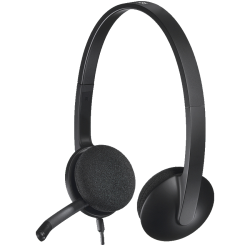 Слушалки Logitech H340, черен, 2005099206038844 03  — OK Office Слушалки Logitech H340, черен, 2005099206038844 03
