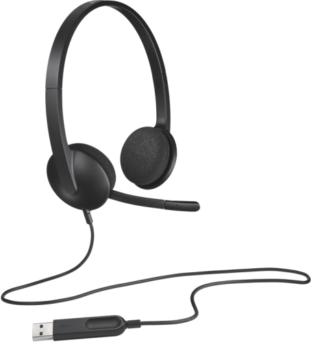 Слушалки Logitech H340, черен, 2005099206038844 04  — OK Office Слушалки Logitech H340, черен, 2005099206038844 04