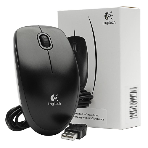 Мишка Logitech B100 оптична черна, 1000000000017526 02 