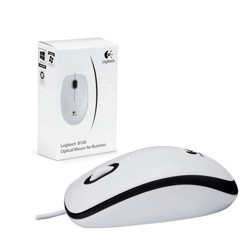 Mouse Logitech B100, White, 2005099206041288 03 