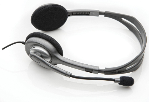 Headphones Logitech H111, Black, 2005099206057340 02  — OK Office Headphones Logitech H111, Black, 2005099206057340 02