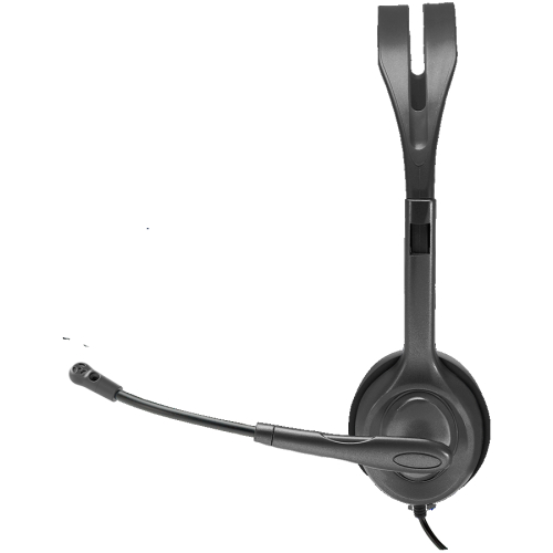 Headphones Logitech H111, Black, 2005099206057340 04  — OK Office Headphones Logitech H111, Black, 2005099206057340 04