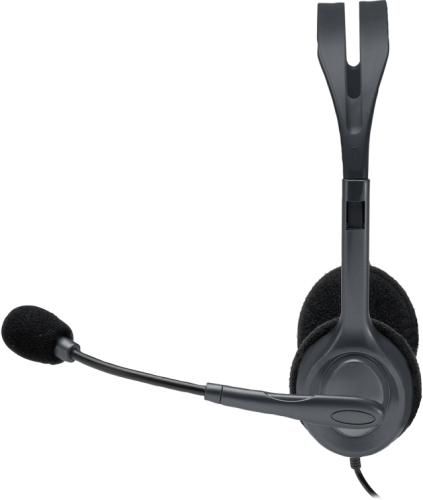 Headphones Logitech H111, Black, 2005099206057340 06  — OK Office Headphones Logitech H111, Black, 2005099206057340 06