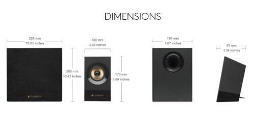 Audio system Logitech Z533, Black, 2005099206058675 04  — OK Office Audio system Logitech Z533, Black, 2005099206058675 04