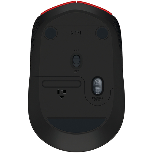 Безжична мишка Logitech M171 червена, 1000000000027225 10  — OK Office Безжична мишка Logitech M171 червена, 1000000000027225 10