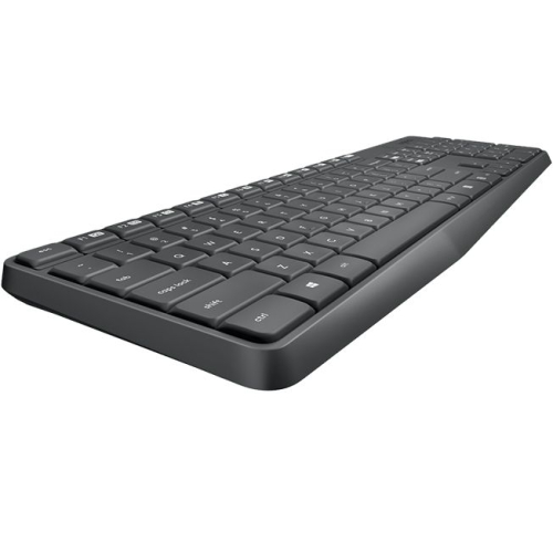 Комплект Logitech MK235 безжична клавиатура + мишка, черен, 2005099206064478 02  — OK Office Комплект Logitech MK235 безжична клавиатура + мишка, черен, 2005099206064478 02