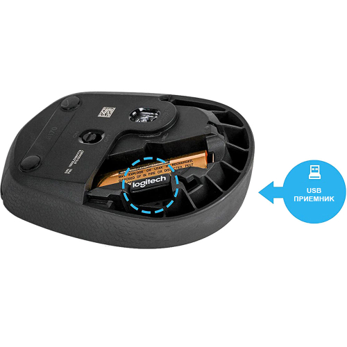 Безжична мишка Logitech B170 черна, 2005099206065062 05 