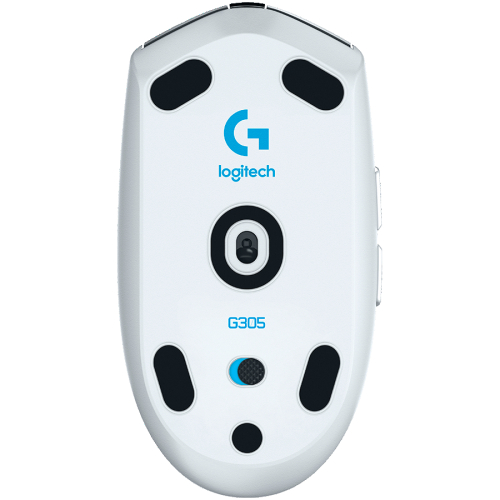 Безжична геймърска мишка Logitech G305 Lightspeed, бял, 2005099206077843 05 