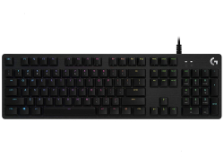 Gaming Keyboard Logitech G512, Blue Clicky, Black