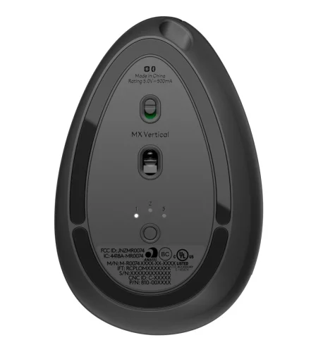 LOGITECH MX Vertical Bluetooth Mouse - GRAPHITE, 2005099206081901 05 