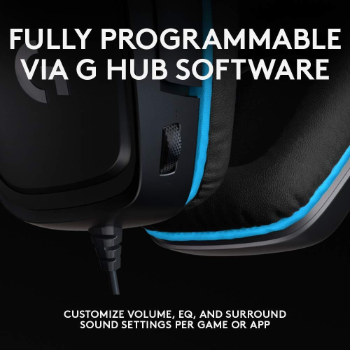 Gaming Headphones Logitech G432, Black, 2005099206082410 05  — OK Office Gaming Headphones Logitech G432, Black, 2005099206082410 05