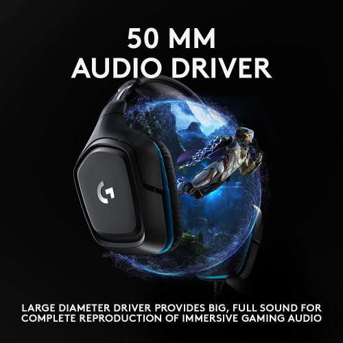 Gaming Headphones Logitech G432, Black, 2005099206082410 06  — OK Office Gaming Headphones Logitech G432, Black, 2005099206082410 06