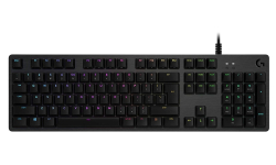 Геймърска клавиатура Logitech G512, Brown Tactile, черен