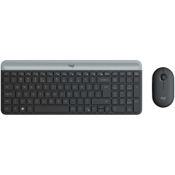 Wireless Keyboard and mouse set Logitech MK470, Silent, Graphite