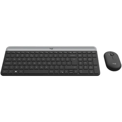 Wireless Keyboard and mouse set Logitech MK470, Silent, Graphite, 2005099206086609 03 