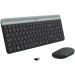 Комплект Logitech MK470 Slim безжична клавиатура+мишка, Silent, графит, 2005099206086609 06 