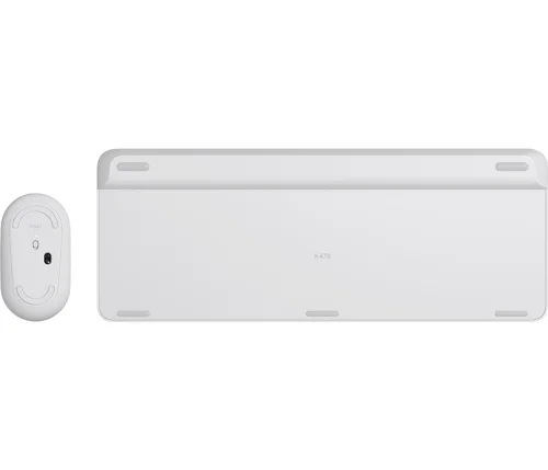Kомплект безжични клавиатура с мишка Logitech MK470, бял, 2005099206086616 04 
