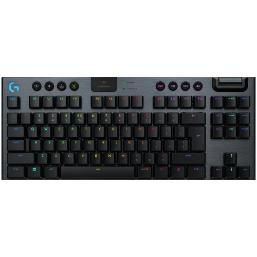 Wireless Gaming Keyboard LogitechH G915 TKL, Tactile, Black, 2005099206088825