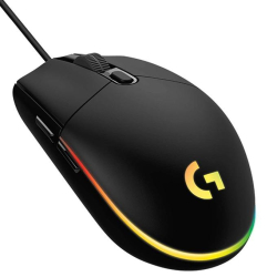 Геймърска мишка Logitech G203, черен