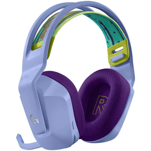 Wireless Gaming Headphones Logitech G733 Lightspeed, Lilac, 2005099206089549 03 